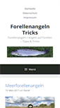 Mobile Screenshot of forellenangeln-tricks.de